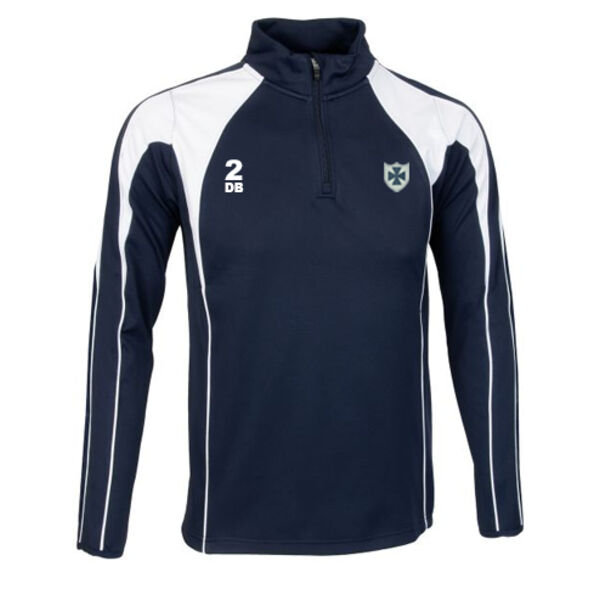 House 2 Malvern College Players ¼ Zip Midlayer 812 Thumbnail